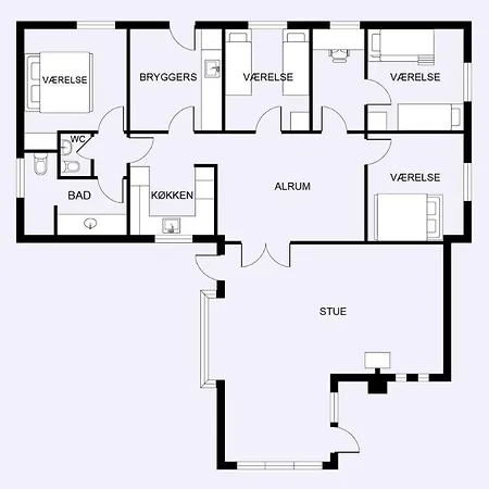 Prázdninový dům Holken 14, Comfortable Vacation In The Town Of Løkken