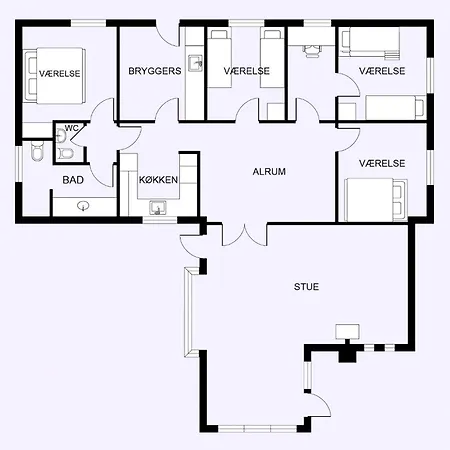Holken 14, Comfortable Vacation In The Town Of Ferienhaus Løkken